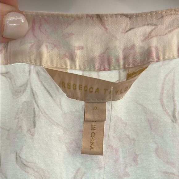 Rebecca Taylor Sleeveless Zadie Wrap Dress Sz 4 - Picture 2 of 6